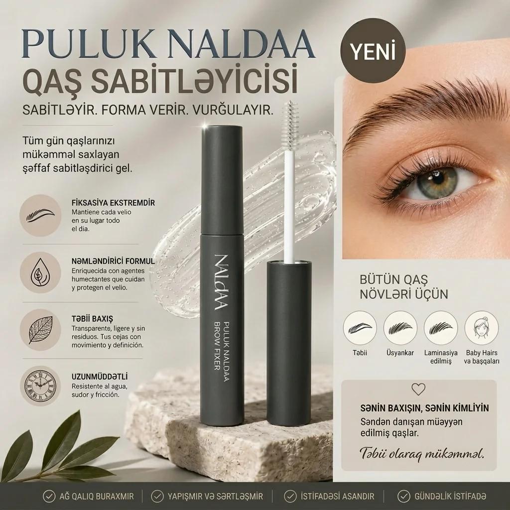Uzunmüddətli Şəffaf Qaş Düzəldici Gel - миниатюра 2