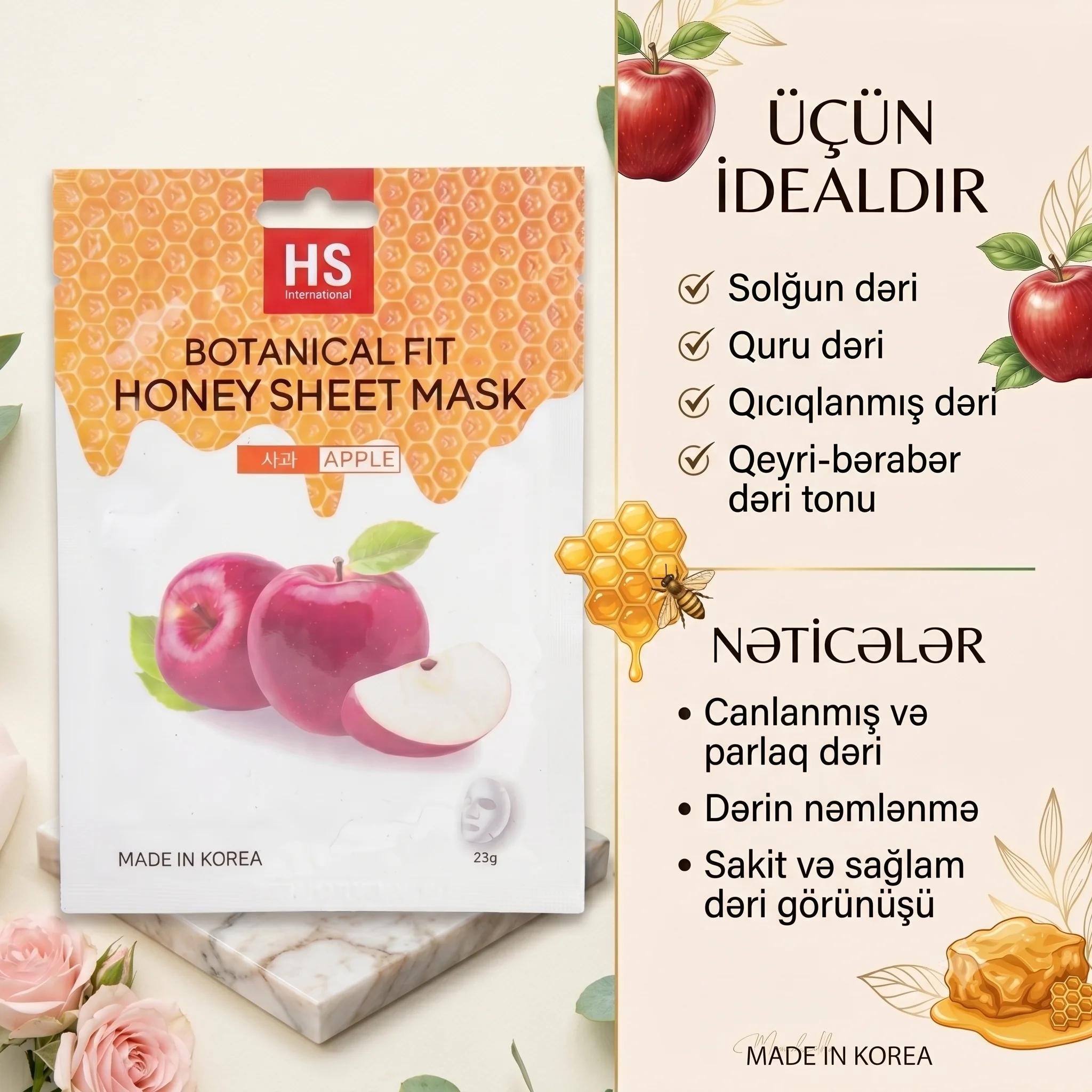 Parça maska HS International Botanical Fit Bal və Alma ilə 23 q - миниатюра 4