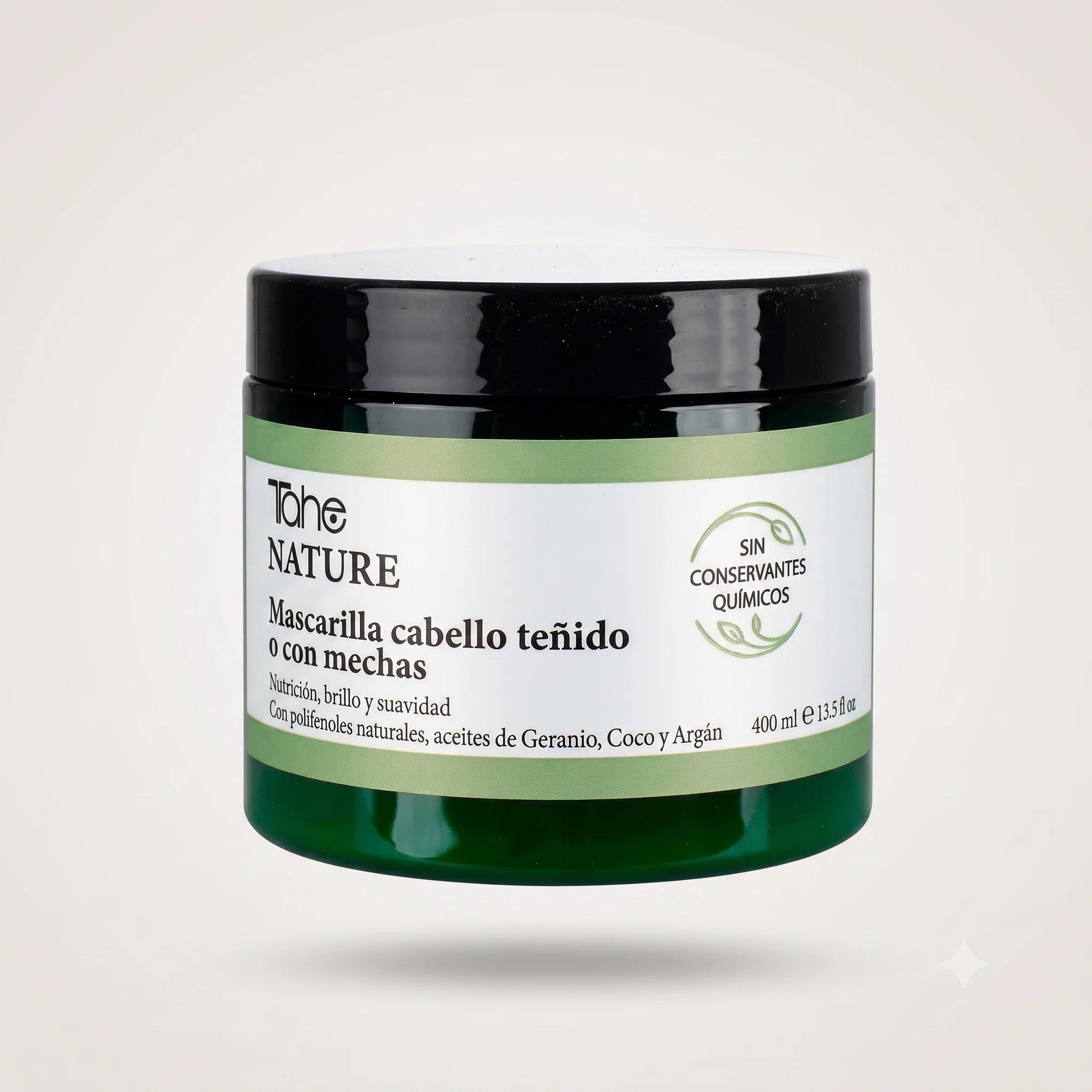 Tahe Nature Mascarilla cabello teñido o con mechas 400ml - изображение 1
